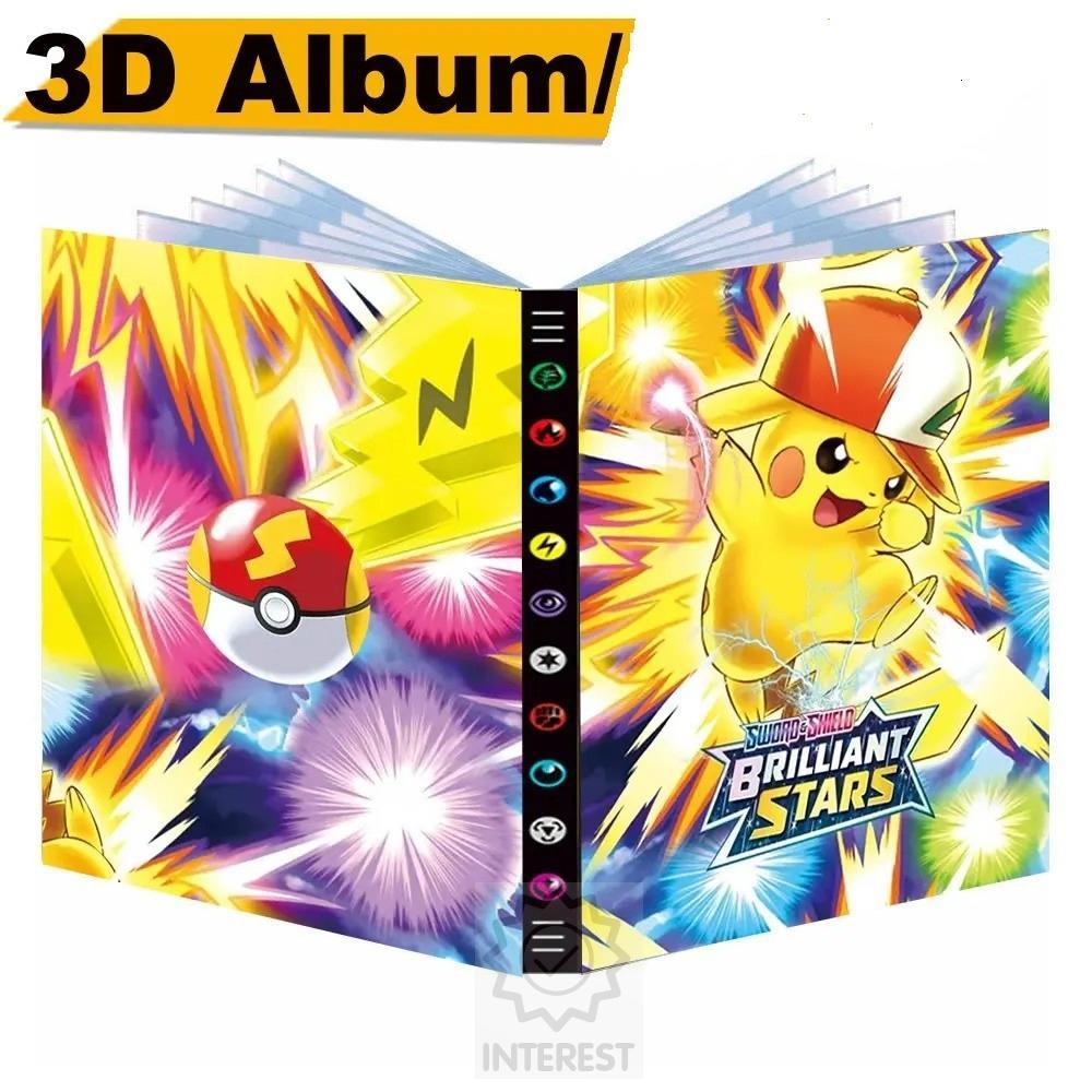 Album na kartičky pokémon 3D - A4 - Na 432 karet. Číslo.7