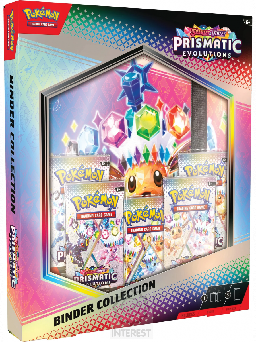 Pokémon TCG: SV8.5 Prismatic Evolutions - Binder Collection.