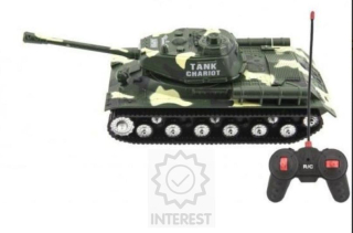 Tank RC PANTHER plast 25cm na baterie 27mHz se zvukem se světlem.