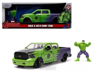 Dodge RAM 1500 2014 s figurkou Hulka 1:24 - Jada Toys - (K72199)