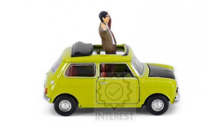 Mini Cooper s figurkou Mr. Beana 1:50 - Tiny Toys - (K72200)