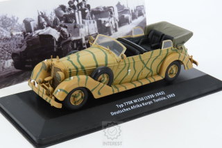 Mercedes TYP 770 K W150 Tunisko 1943 Deagostini ARMY 1:43.