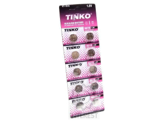 Baterie TINKO LR54 (AG10,LR1130,GP389) alkalická.