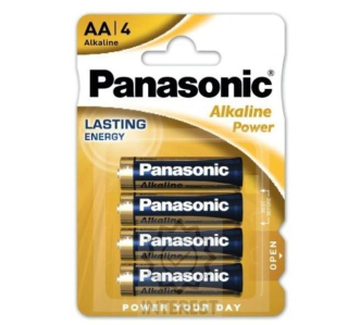 Alkalické baterie Panasonic Power AA - Blistr 4 ks. (č.55)