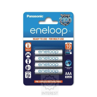 Nabíjecí baterie AAA/HR03 800mAh PANASONIC ENELOOP PRO, 4 ks (blistr)