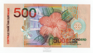 Surinam - 500 Gulden 2000 UNC..