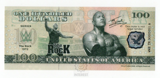 USA - 100 Dolarů 1972 - Dwayne Douglas Johnson - (THE ROCK)