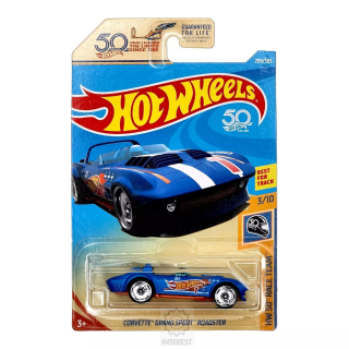 Hot Wheels angličák - 50 let Corvette Grand sport Roadster FJX46.