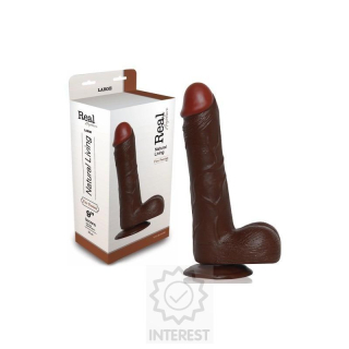 Realistické dildo - REAL RAPTURE s přísavkou 23cm - (K134535)