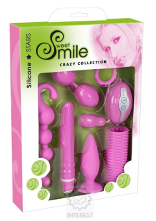 Smile Crazy Collection Sada erotických pomůcek 7 dílů - (K134572).