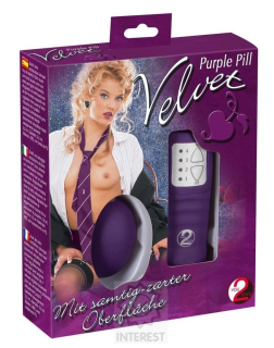 Vibrační vajíčko You2Toys Velvet Purple Pilulka - (K134569)