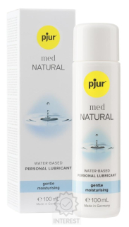 Pjur med Natural – lubrikační gel na vodní bázi 100mL