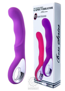 Vibrátor - Boss Series G-spot fialový silikon 10 funkcí - (K42033)